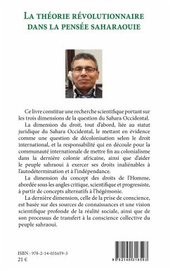 Cover La théorie révolutionnaire dans la pensée saharaouie