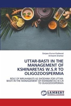 UTTAR-BASTI IN THE MANAGEMENT OF KSHINARETAS W.S.R TO OLIGOZOOSPERMIA