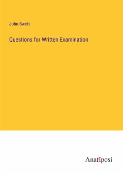 Questions for Written Examination - Swett, John