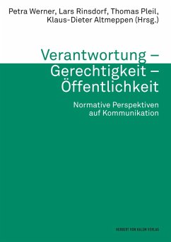 Verantwortung - Gerechtigkeit - Öffentlichkeit (eBook, ePUB)