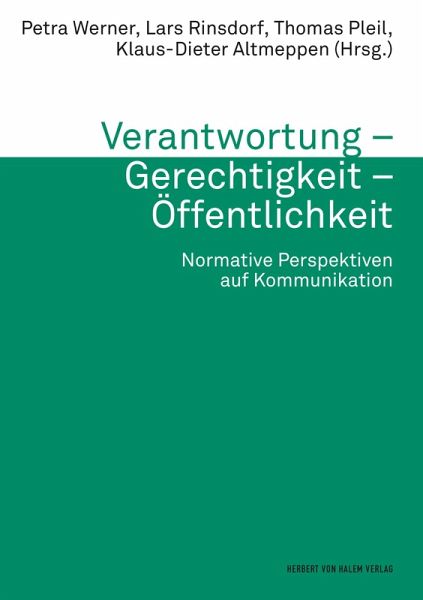 Verantwortung - Gerechtigkeit - Öffentlichkeit (eBook, ePUB)
