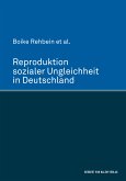 Reproduktion sozialer Ungleichheit in Deutschland (eBook, ePUB)