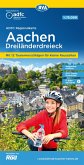 ADFC-Regionalkarte Aachen Dreiländereck, 1:75.000, reiß- und wetterfest, mit kostenlosem GPS-Download der Touren via BVA-website oder Karten-App