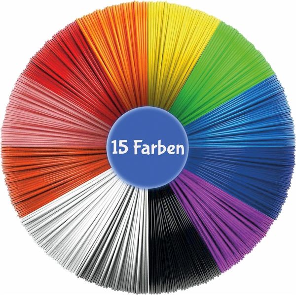 Filapen PCL Filamente 1,75mm - 100 meter Packung, 15 unterschiedliche Farben Filapen PCL Filamente 1,75mm - 100 meter Packung, 15 unterschiedliche Farben