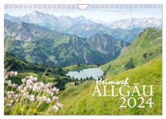 Heimweh Allgäu 2024 (Wandkalender 2024 DIN A4 quer), CALVENDO Monatskalender - Wandel, Juliane