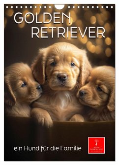 Golden Retriever - ein Hund für die Familie (Wandkalender 2024 DIN A4 hoch), CALVENDO Monatskalender - Roder, Peter