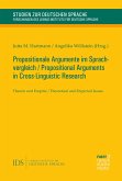 Propositionale Argumente im Sprachvergleich / Propositional Arguments in Cross-Linguistic Research (eBook, PDF)