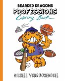 Bearded Dragons Professions Coloring Book