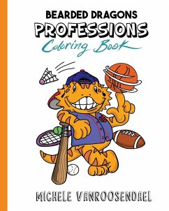 Bearded Dragons Professions Coloring Book - Vanroosendael, Michele