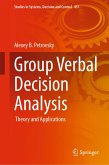 Group Verbal Decision Analysis (eBook, PDF)