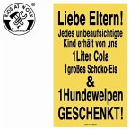 Corvus A750411 - Kids-at-Work, Schild 'Liebe Eltern! ..., Aufmerksamkeit-Schild, 25x15cm