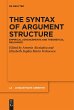 The Syntax of Argument Structure - Bild 1