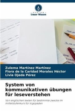 System von kommunikativen übungen für leseverstehen - Martínez Martínez, Zulema;Morales Hector, Flora de la Caridad;Ojeda Pérez, Livia