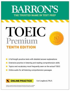 TOEIC Premium: 6 Practice Tests + Online Audio - Barron's Educational Series; Lougheed, Lin