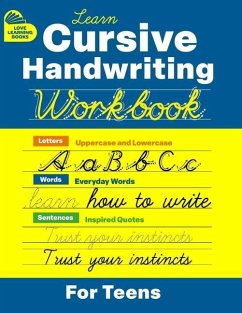 Cursive Handwriting Workbook for Teens - Turner, David
