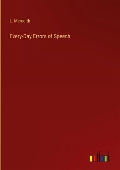 Every-Day Errors of Speech