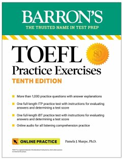 TOEFL Practice Exercises with Online Audio, Tenth Edition - Sharpe, Pamela J.