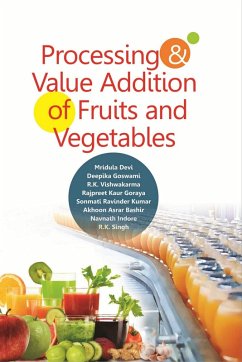 Cover Processing and Value Addition of Fruits and Vegetables (eBook, ePUB)