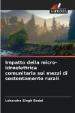 Impatto della micro-idroelettrica comunitaria sui mezzi di sostentamento rurali