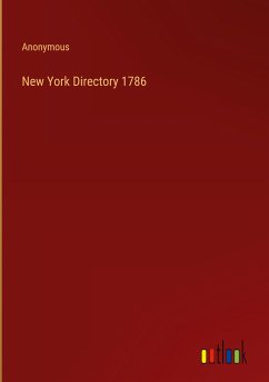 New York Directory 1786