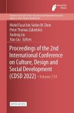 Proceedings of the 2nd International Conference on Culture, Design and Social Development (CDSD 2022)
