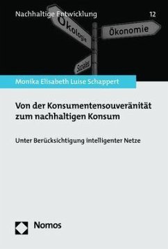 Von der Konsumentensouveränität zum nachhaltigen Konsum - Schappert, Monika Elisabeth Luise