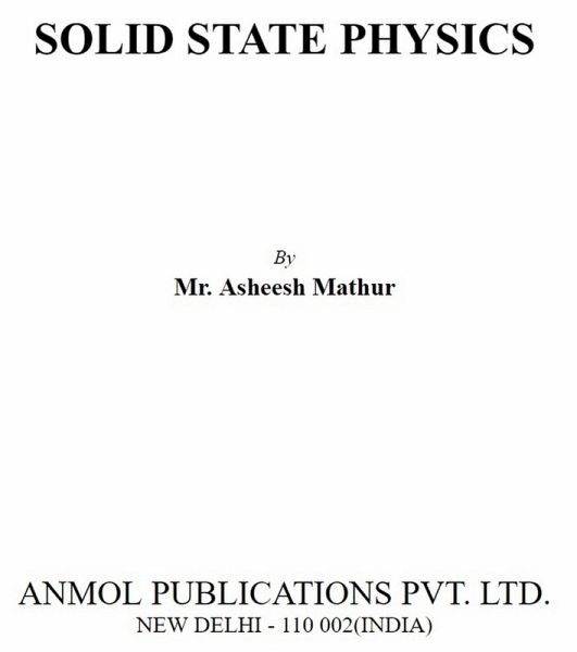 Solid State Physics (eBook, ePUB)