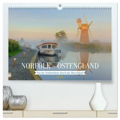 Norfolk - Ostengland: Von der Nordseeküste durch das Marschland (hochwertiger Premium Wandkalender 2024 DIN A2 quer), Kunstdruck in Hochglanz