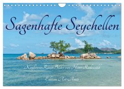 Sagenhafte Seychellen - Idylle im Indischen Ozean (Wandkalender 2024 DIN A4 quer), CALVENDO Monatskalender