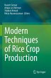 Modern Techniques of Rice Crop... - Bild 1