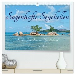 Sagenhafte Seychellen - Idylle im Indischen Ozean (hochwertiger Premium Wandkalender 2024 DIN A2 quer), Kunstdruck in Hochglanz