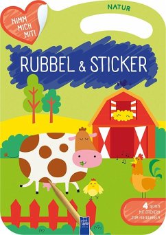 Cover Rubbel & Sticker - Natur