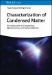 Characterization of Condensed Matter - Bild 1