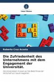 Die Zufriedenheit des Unternehmens mit dem Engagement der Universität.