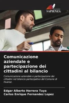 Comunicazione aziendale e partecipazione dei cittadini al bilancio - Herrera Tuya, Edgar Alberto;Fernandez Lopez, Carlos Enrique