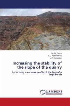 Increasing the stability of the slope of the quarry