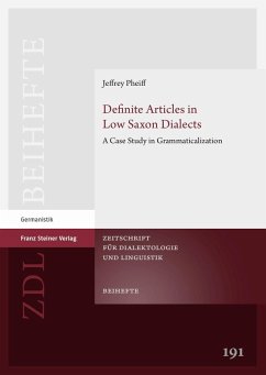Definite Articles in Low Saxon Dialects (eBook, PDF) - Pheiff, Jeffrey