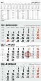 3-Monatskalender 2024 - 23,7x44,8 schwarz/rot - mit Motiv - Datumsschieber - 951-0011 3-Monatskalender 2024 - 23,7x44,8 schwarz/rot - mit Motiv - Datumsschieber - 951-0011