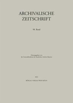 Archivalische Zeitschrift 98 (2022) (eBook, PDF)