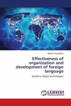 Effectiveness of organization and development of foreign language