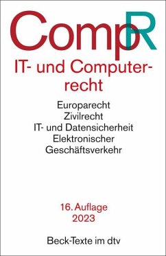IT- und Computerrecht - Schneider, Jochen