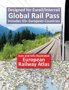 Icon and Info Illustrated European Railway Atlas - Hausen, Johan; Ross, Caty