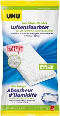 UHU Luftentfeuchter Nachfüllbeutel 1000g Granulatbeutel