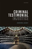 Criminal Testimonial Injustice (eBook, PDF)