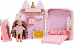 Na! Na! Na! Surprise 3-in-1 Backpack Bedroom Unicorn Playset- Britney Sparkles