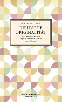 Deutsche Originalität - Stader, Heinrich