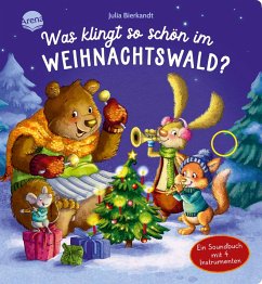 Was klingt so schön im Weihnachtswald? Ein Soundbuch mit 4 Instrumenten - Emling, Pia