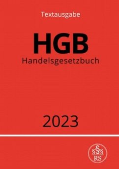 Handelsgesetzbuch - HGB 2023 - Studier, Ronny