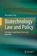 Biotechnology Law and Policy - Bild 1