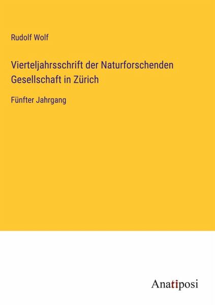 Vierteljahrsschrift der Naturforschenden Gesellschaft in Zürich Vierteljahrsschrift der Naturforschenden Gesellschaft in Zürich